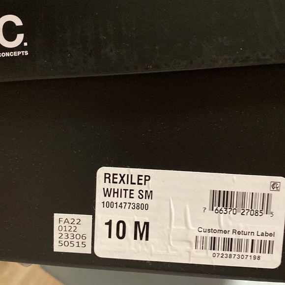 INC LACE UP SANDAL (WHITE) sz 10 - Picture 5 of 11